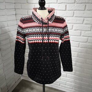 Talbots Petite Ladies Size Medium Petite Fleece Lined Sweat Top
